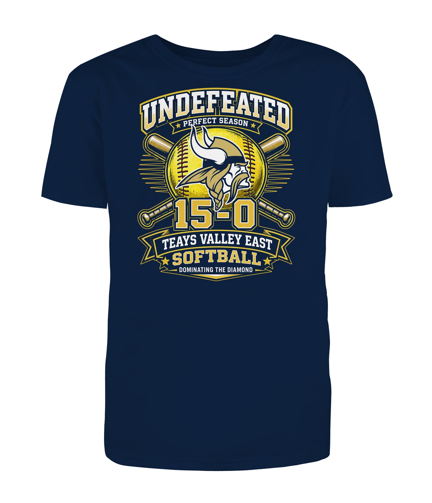 TV East Softball Undefeated Shirt