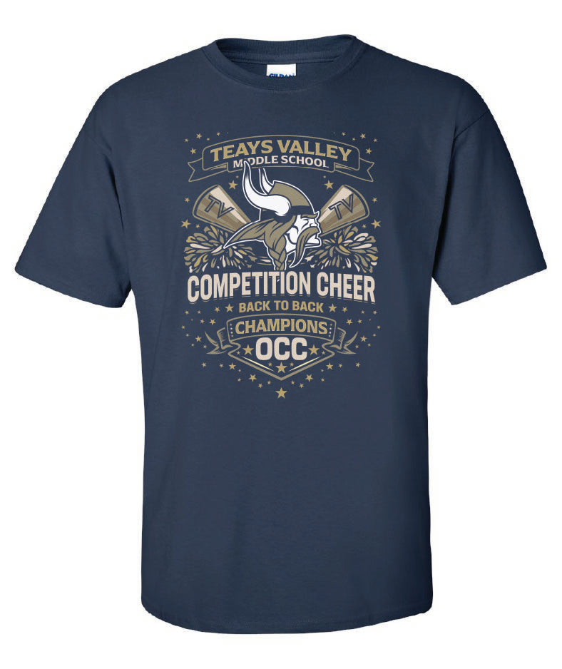 TV Middle School Cheer Champion Shirt