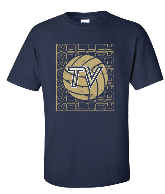 TV Volleyball Retro Repeat T-Shirt