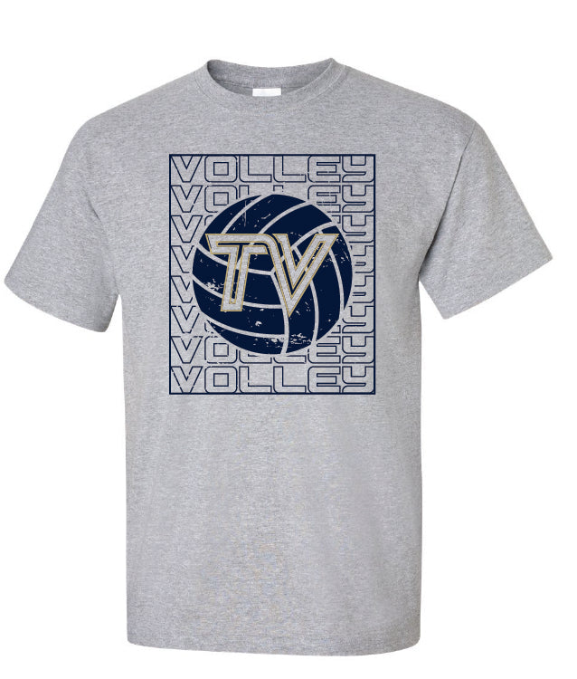 TV Volleyball Retro Repeat T-Shirt