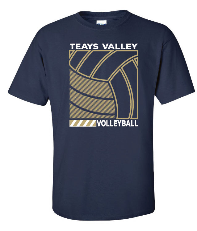 TV Volleyball Blueprint T-Shirt