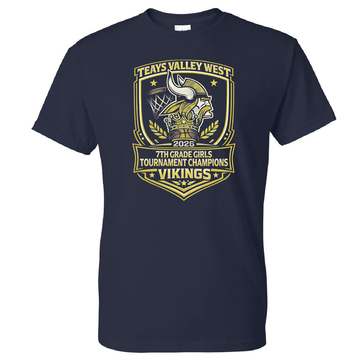 TV 7th Grade Girls Basketball Championship Shirt