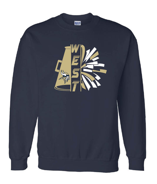 TV West Cheer Crew Sweatshirt
